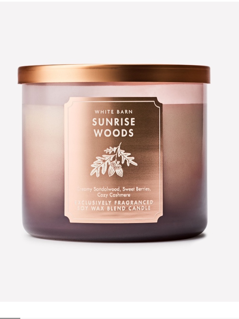 2/$34 “SUNRISE WOODS” Bath & Body Works, 3-Wick Candle, 14.5 oz / 411 g, NWT